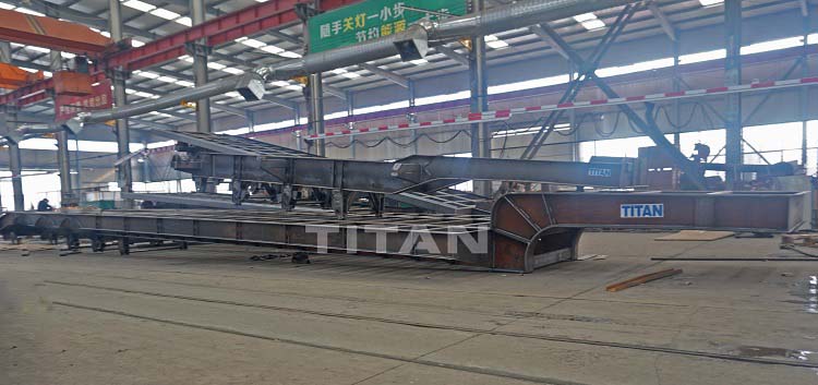 60/80/100 tons Low bed semi trailer manufacturers | Lowbed trailer for sale south africa