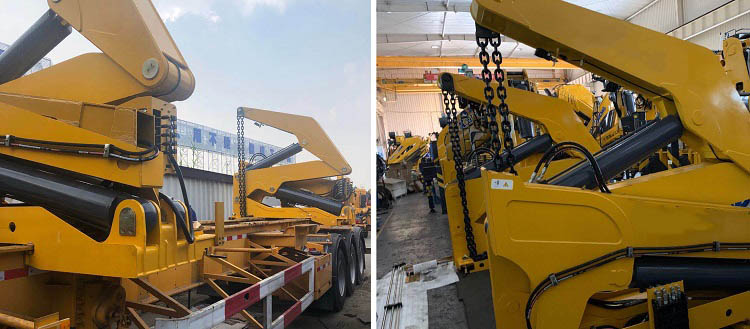 40ft Container Side Loader Trailer for Papua New Guinea