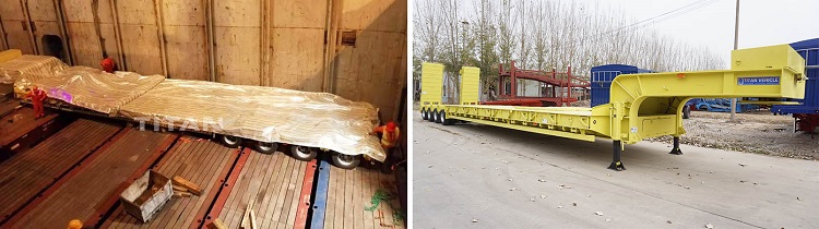 Heavy Haul 120 Ton  Drop Deck Semi Trailer for Sale in Nigeria