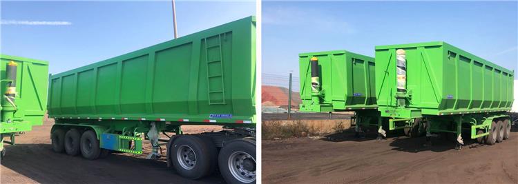 Shipment of 100 Tons Heavy Duty Dump Trailers