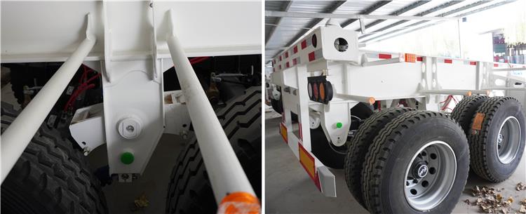 2 Axle 20ft Shipping Container Trailer for Sale 