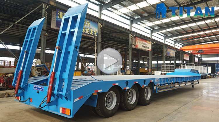 Lowbed trailer video