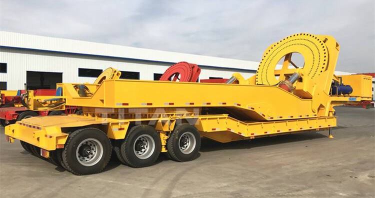 Analysis of Wind Blade Transporting Technology Windmill Blade Trailer