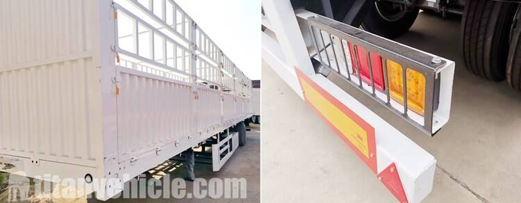 3 Axle Fence Semi Trailer for Sale in Ghana - TITAN Vehicle
