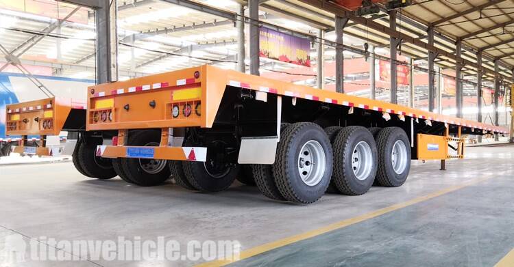 40 Foot Shipping Container Flatbed Semi Trailer for Sale in Guyana