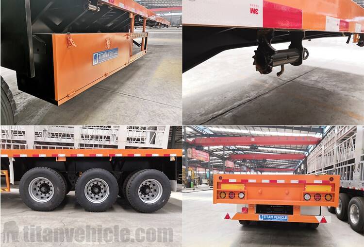 40 Foot Shipping Container Flatbed Semi Trailer for Sale in Guyana