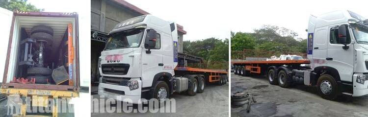 40 Foot Shipping Container Flatbed Semi Trailer for Sale in Guyana