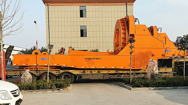 How to Store Wind Blades of Wind Blade Trailer?
