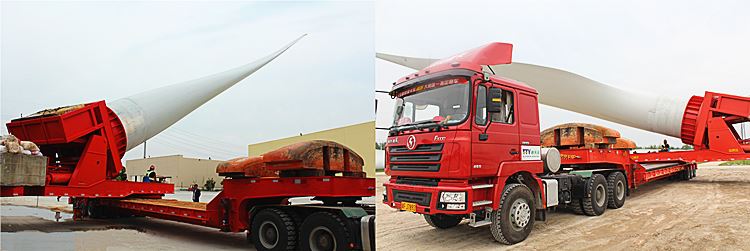 How to Store Wind Blades of Wind Blade Trailer?