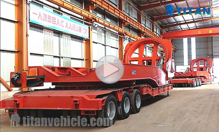 How to Store Wind Blades of Wind Blade Trailer?