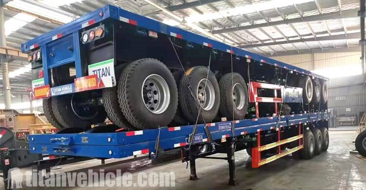 48 FT Flatbed Semi Trailer for Sale in Tanzania Dar es salaam