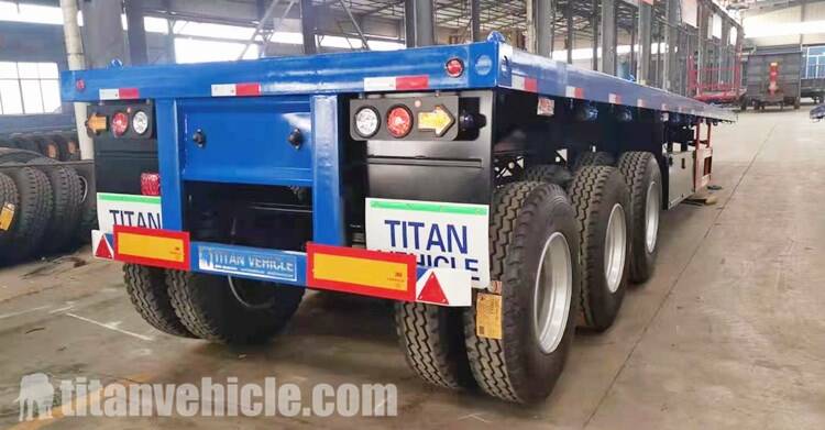 48 FT Flatbed Semi Trailer for Sale in Tanzania Dar es salaam