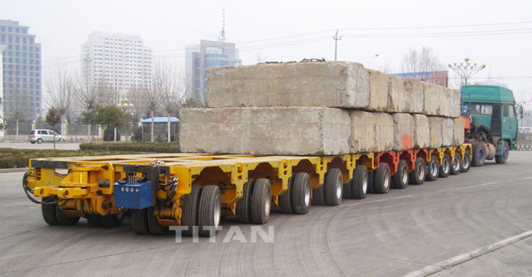 Multi Axle Trailer for Sale | Heavy equipment transport modular trailer