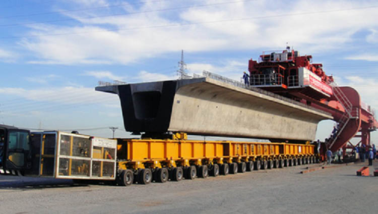 Multi Axle Trailer for Sale | Heavy equipment transport modular trailer