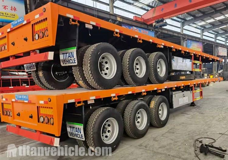 45Ft Flatbed Semi Trailer for Sale in Burundi Gitega