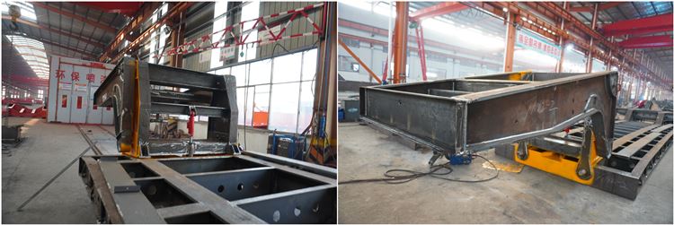 Gooseneck Lowboy Trailer Ready for Shipment to Mozambique