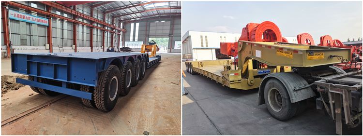 120ton Detachable Trailer for Sale in Nigeria