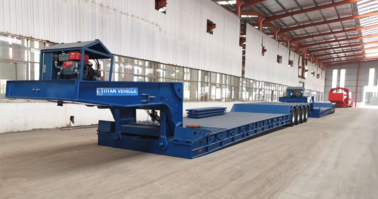 120ton Detachable Trailer for Sale in Nigeria