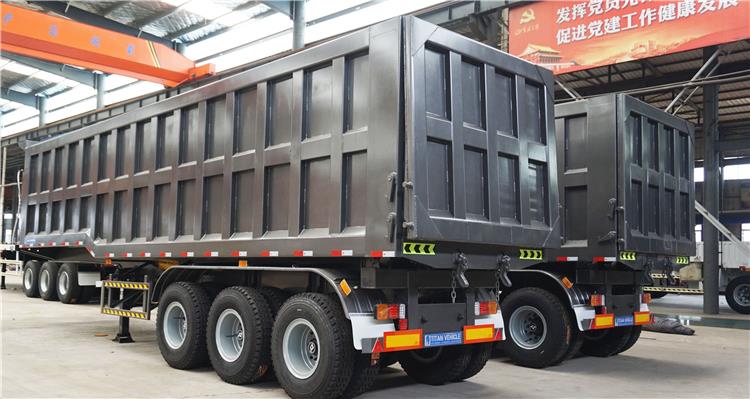 Package of 3 Axle Dump Tipper Trailer for Sale