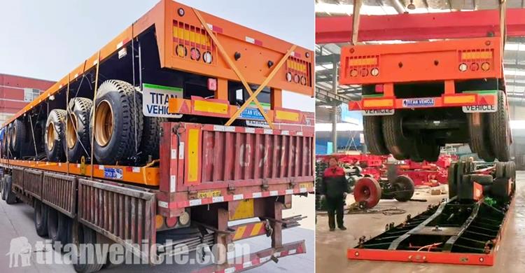 8 Units 40 Foot Flatbed Container Trailer for Sale In Guinea Conakry