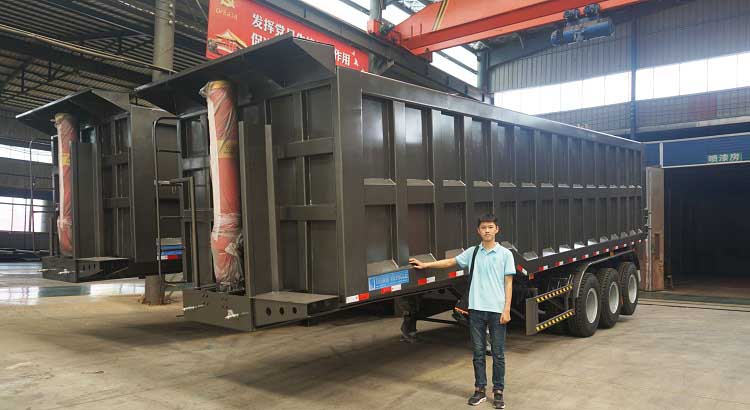 80Ton Dump Tipper Trailer for Sale