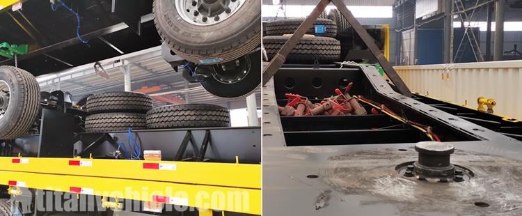 4 Axle Flatbed Trailer with Front Wall for Sale In Zimbabwe Bulawayo