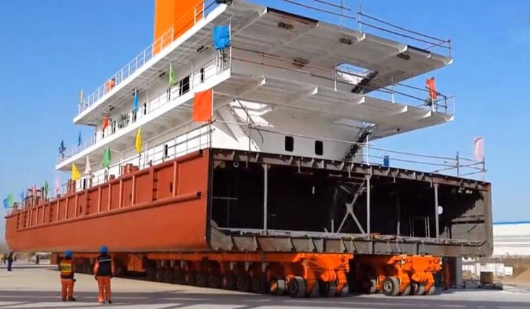 What is modular trailer? Self propelled modular transporter trailer for sale