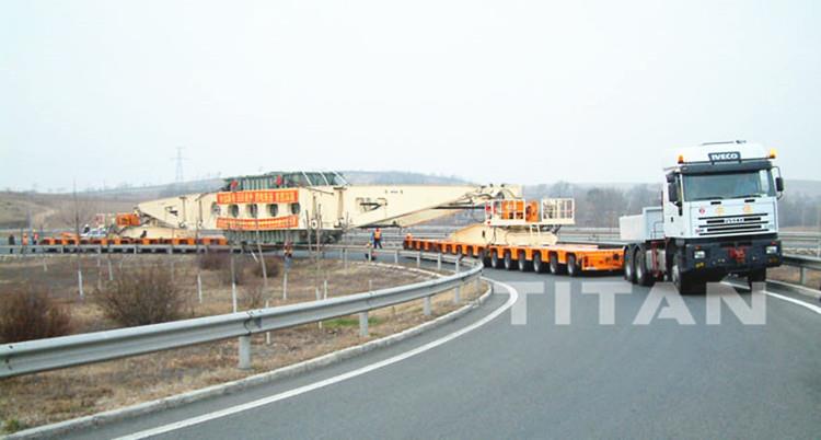 What is modular trailer? Self propelled modular transporter trailer for sale