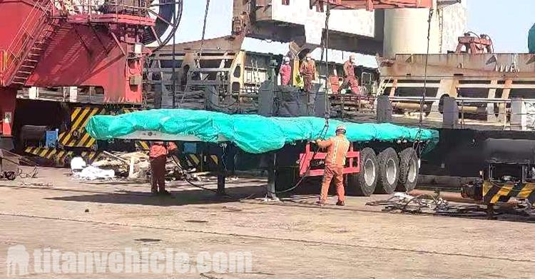 Tri Axle Stake Trailer for Sale In Sudan Khartoum