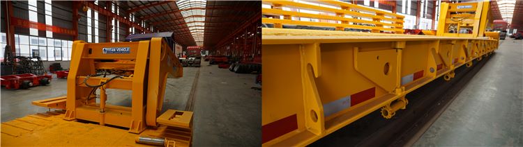 60 Ton 3 Axle Low Deck Gooseneck Trailer will be sent to Ghana Harbour