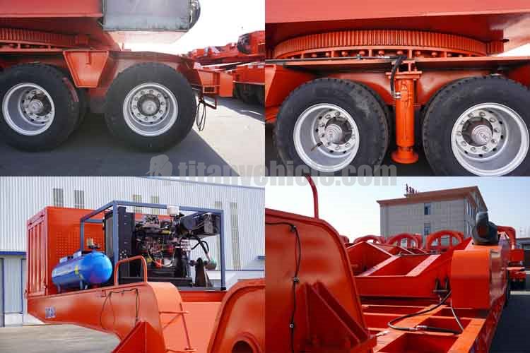 3 Line 6 Axle Windmill Blade Trailer for Sale in Vietnam