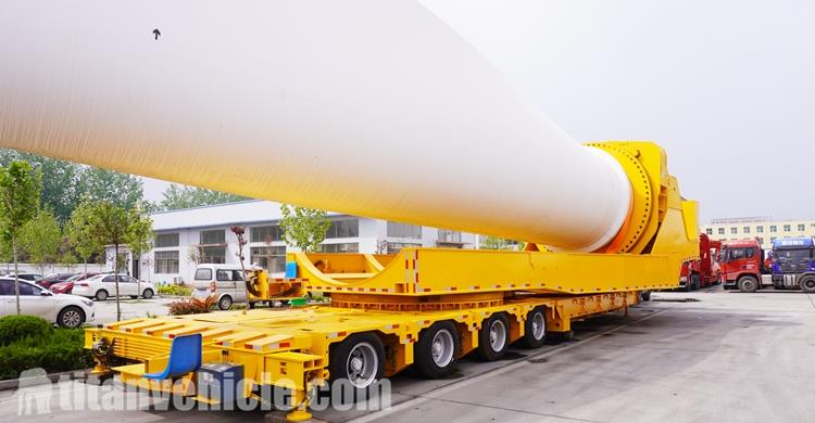 Windmill Rotor Blade Lifter for 80m Blade Transportation will be sent to Vietnam