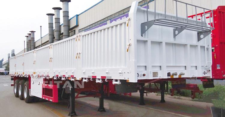 Fuel saving method while driving side wall trailer