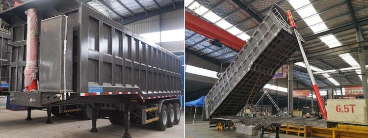 Tri Axle Tipper Dump Trailer for Sale Price