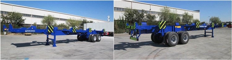 Container Chassis Trailer for Sale - 20ft/40ft Container Chassis Trailer Characteristics