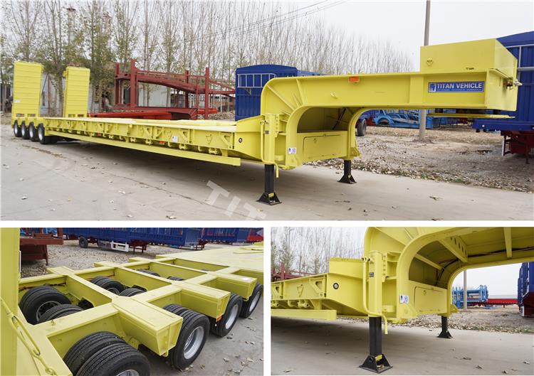 150 Ton Heavy Load Low Bed Trailer for Sale - TITAN Vehicle
