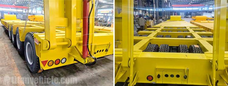 150 Ton Heavy Load Low Bed Trailer for Sale - TITAN Vehicle