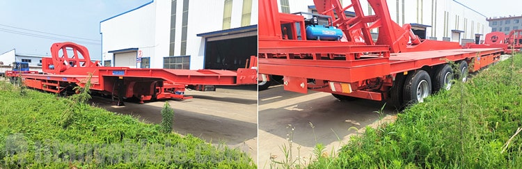 Tri Axle Extendable Trailer for Sale in Vietnam