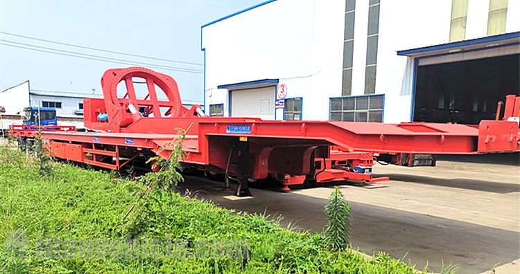 Tri Axle Extendable Trailer for Sale in Vietnam