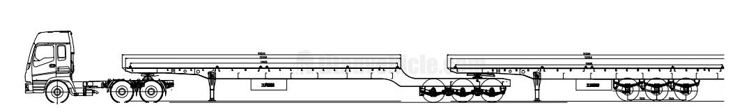 Superlink Flat Deck Trailer for Sale in Nigeria
