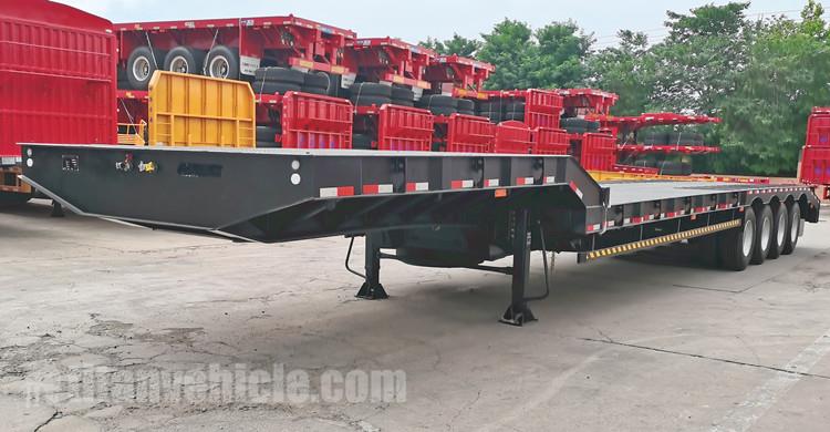 4 Axle 100T Lowbed Trailer for Sale in Malawi