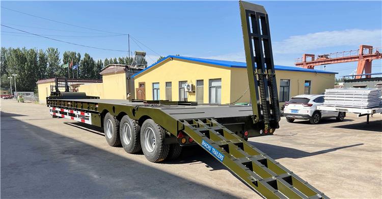 80 Ton Low Bed Truck Trailer for Sale In Kenya