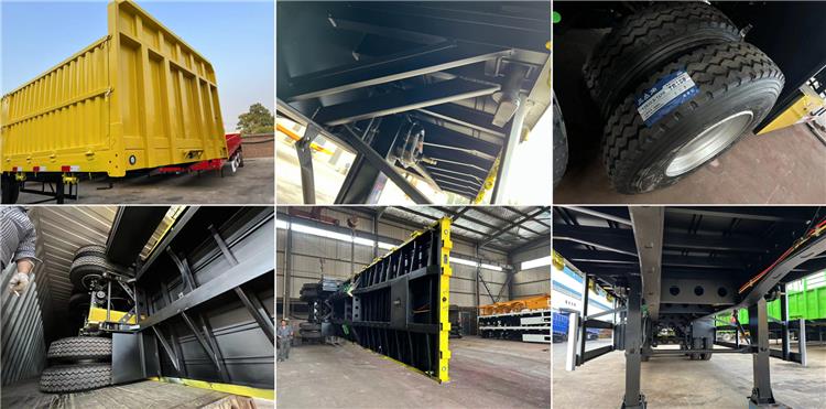 Tri Axle 60 Ton Sidewall Semi Trailer for Sale In Kenya - Bhachu Trailer Prices