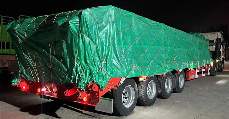 4 Axle 100 Ton Low Bed Truck Trailer for Sale in Kenya