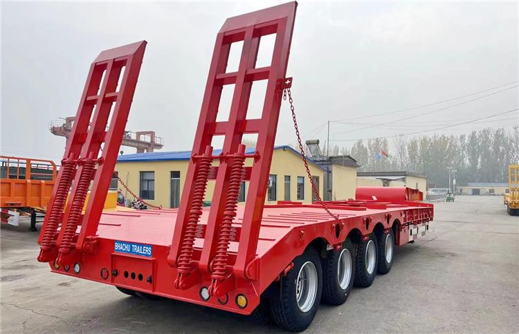 4 Axle 100 Ton Low Bed Truck Trailer for Sale in Kenya