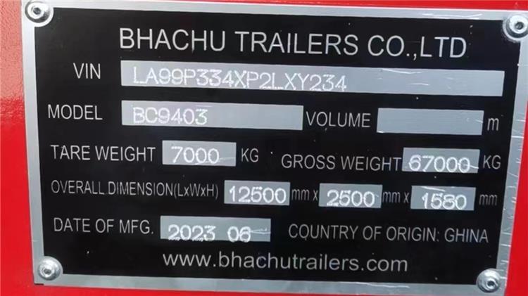 Tri Axle 40 ft Flatbed Trailer for Sale in Tanzania