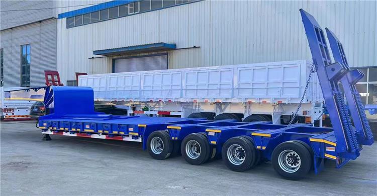 4 Line 8 Axle Low Loader Truck Trailer for Sale In Kenya