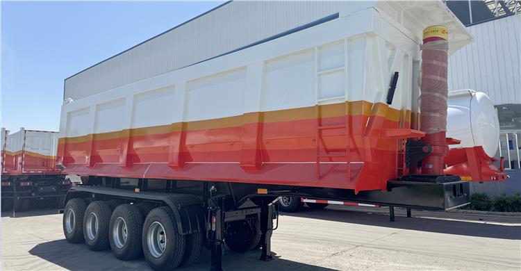 4 Axle 35CBM Hydraulic Tipper Trailer for Sale In Kenya