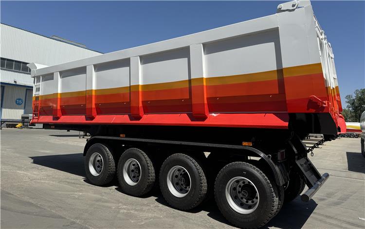 4 Axle 35CBM Hydraulic Tipper Trailer for Sale In Kenya