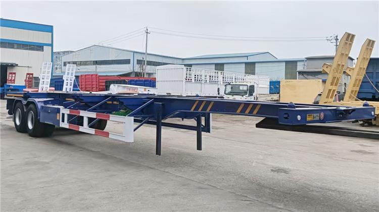 2 Axle 40ft Container Chassis Trailer for Sale In Zambia